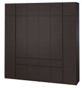 Шкаф с антресолью "Брайт" 2442х520х2400 h . Венге магия (левосторонний)