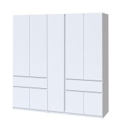 Шкаф "Брайт" 2021х520х2000 h . Нимфея альба (Телескопические направляющие)