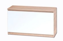 Тумба для обуви "Брайт" 900х376х511 h . Дуб сонома / Белый