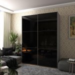 Шкаф купе G-Caiser Графит 2 Стекла  / 3 части 180х60х240