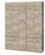 Шкаф с антресолью "Брайт" 2021х520х2400 h . Дуб крафт серый Шкаф с антресолью "Брайт" 2021х520х2400 h . Дуб крафт серый