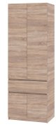 Шкаф "Брайт" 800х520х2000 h . Дуб сонома (Телескопические направляющие) Шкаф "Брайт" 800х520х2000 h . Дуб сонома (Телескопические направляющие)