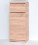 Тумба-комод "Брайт" 400х376х950 h . Дуб сонома (телескопические направляющие)