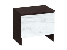 Тумба для обуви "Брайт" 550х376х500 h . Венге магия / Дуб крафт белый (телескоп. направ.)