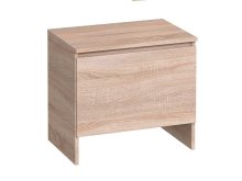 Тумба для обуви "Брайт" 550х376х500 h . Дуб сонома (телескопические направляющие)