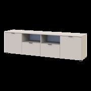 Комод Рон 4 2 фасада 2 шухляды Кашемир 180х38х50 Комод Рон 4 2 фасада 2 шухляды Кашемир 180х38х50