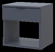 Прикроватная тумба GN1 Графит 40х41х33 Прикроватная тумба GN1 Графит 40х41х33