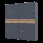Шкаф купе G-Caiser Графит/Графит вставка Дуб Эвок 2 ДСП /5 частей 220х60х240 Шкаф купе G-Caiser Графит/Графит вставка Дуб Эвок 2 ДСП /5 частей 220х60х240