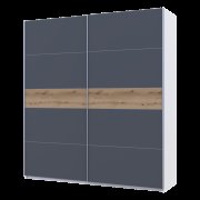 Шкаф купе G-Caiser Белый/Графит вставка Дуб Эвок 2 ДСП /5 частей 220х60х240 Шкаф купе G-Caiser Белый/Графит вставка Дуб Эвок 2 ДСП /5 частей 220х60х240