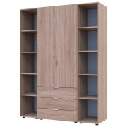 Комплект Гелар з 2 Этажерками Дуб Сонома 2 ДСП 153.9х49.5х203.4 Комплект Гелар з 2 Этажерками Дуб Сонома 2 ДСП 153.9х49.5х203.4