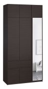 Шкаф с антресолью и зеркалом "Брайт" 1221х520х2400 h . Венге магия (правосторонний) Шкаф с антресолью и зеркалом "Брайт" 1221х520х2400 h . Венге магия (правосторонний)