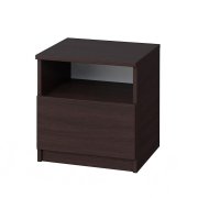 Тумба прикроватная "Брайт" с 1 ящиком 400х376х400 h . Венге магия