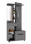 Вешалка "Аякс" 900х376х2000 h . Антрацит (левосторонняя)