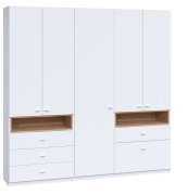 Шкаф в прихожую "Тетрис" 2118х376х2000 h Мастер Форм . Нимфея альба/крафт золотой Шкаф в прихожую "Тетрис" 2118х376х2000 h Мастер Форм . Нимфея альба/крафт золотой