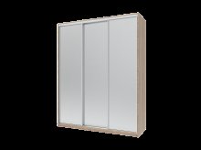 Шкаф купе Сити Лайт Дуб Cонома 3 Зеркала 180х60х225
