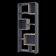 Этажерка Высокая B1S Графит/Дуб Сонома 81х30х210 Этажерка Высокая B1S Графит/Дуб Сонома 81х30х210