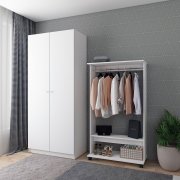 Гардеробная стойка Д2 Белый 85х41.6х150