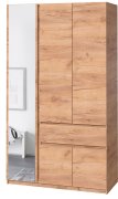 Шкаф с зеркалом "Брайт" 1221х520х2000 h . Дуб крафт золотой (левосторонний) Шкаф с зеркалом "Брайт" 1221х520х2000 h . Дуб крафт золотой (левосторонний)