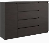 Комод "Брайт" 1392х376х950 h Венге магия (Телескопические направляющие)