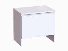 Тумба для обуви "Брайт" 550х376х500 h . Белый (телескопические направляющие)