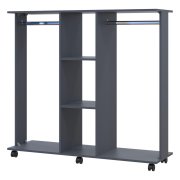 Гардеробная стойка Д3 Графит 130х40.6х121