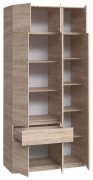 Шкаф с антресолью и полками "Брайт" 1221х520х2400 h . Дуб сонома (правосторонний) Шкаф с антресолью и полками "Брайт" 1221х520х2400 h . Дуб сонома (правосторонний)