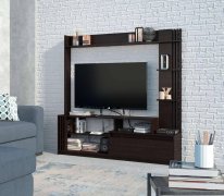 Горка в гостиную "Брайт" 1700х325х1700 h . Венге магия (левосторонняя)