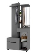 Вешалка "Аякс" 900х376х2000 h . Антрацит (правосторонняя)