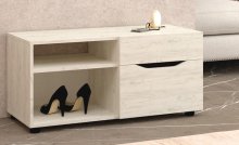 Тумба "Аякс" 1000х430х450 h . Дуб крафт белый / Венге магия