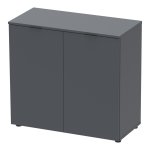 Комод Рон 3 2 фасада Графит 80х38х81