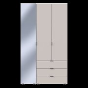 Шкаф для одежды Гелар Кашемир 2ДСП/Зеркало 116.5х49.5х203.4