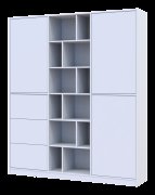 Шкаф для одежды Морган Белый ДСП/Шухляди 180х38.5х210