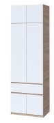 Шкаф с антресолью "Брайт" 800х520х2400 h . Дуб сонома / Белый Шкаф с антресолью "Брайт" 800х520х2400 h . Дуб сонома / Белый