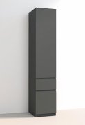 Шкаф-пенал "Брайт" 400х520х2000 h . Антрацит (Телескопические направляющие) Шкаф-пенал "Брайт" 400х520х2000 h . Антрацит (Телескопические направляющие)