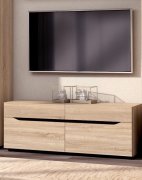 Тумба "Аякс" 1350х430х500 h . Дуб сонома / Венге магия