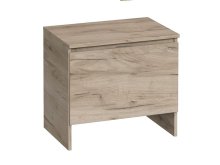 Тумба для обуви "Брайт" 550х376х500 h .Дуб крафт серый (телескопические направляющие)