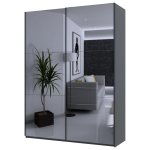 Шафа купе G-Caiser Графіт 2 Дзеркала 180х60х240