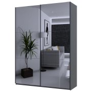 Шкаф купе G-Caiser Графит 2 Зеркала 180х60х240 Шкаф купе G-Caiser Графит 2 Зеркала 180х60х240