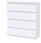 Комод "Брайт" 900х376х950 h . Белый (телескопические направляющие)