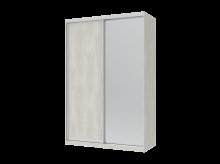 Шкаф купе Сити Лайт Белое дерево 1 ДСП / 1 Зеркало 150х60х225 Шкаф купе Сити Лайт Белое дерево 1 ДСП / 1 Зеркало 150х60х225