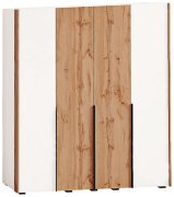 Шкаф Оксфорд 4Д.1910(белый глянец)