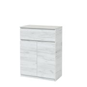 Тумба-комод "Брайт" 700х376х950 h . Дуб крафт белый (телескопичиские направляющие)