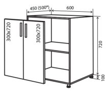 Нижняя тумба №6 (600x820)  Amore Classic