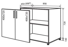 Нижняя тумба №7 (800x820)  Amore Classic