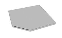 Столешница угол мойка 900х900