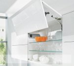 Подъемный механизм на 2 фасада BLUM Aventos HF с доводчиком
