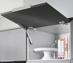 Подъемный механизм на 1 фасад BLUM Aventos HK-XS TIP-ON (нажми и открой)