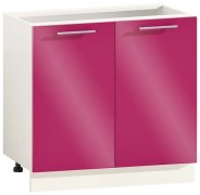 Нижняя тумба Н80.82 2Д "Крашеный высокий глянец" Нижняя тумба Н80.82 2Д "Крашеный высокий глянец"