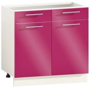 Нижняя тумба Н80.82 2Я2Д "Крашеный высокий глянец" Нижняя тумба Н80.82 2Я2Д "Крашеный высокий глянец"