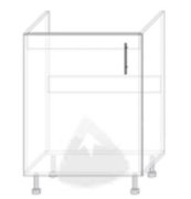 Нижняя тумба Н79-600 мойка (600x820) Модерн